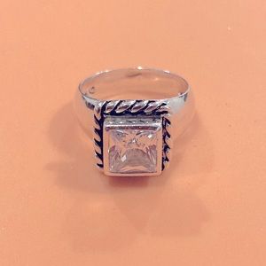 Silpada Retired Cubic Zirconia Size 7 Ring